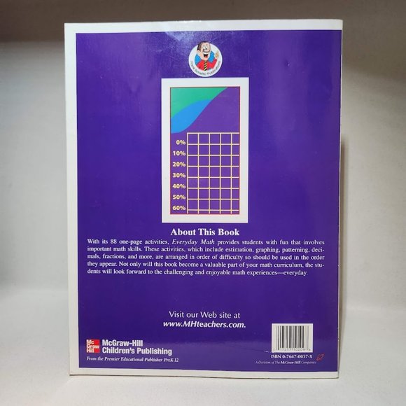 Everyday Math (Grades 6-8) Book Workbook  ‏ 94 pages ISBN-10 ‏ : ‎ 076470057X - Picture 4 of 6